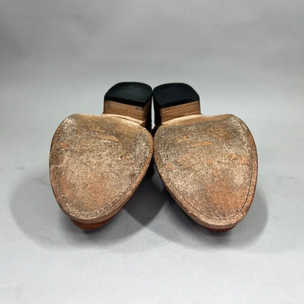 Free Bird JoJo Ankle Boots Women's Size 7 Brown Leather Western Aztec‎ Booties